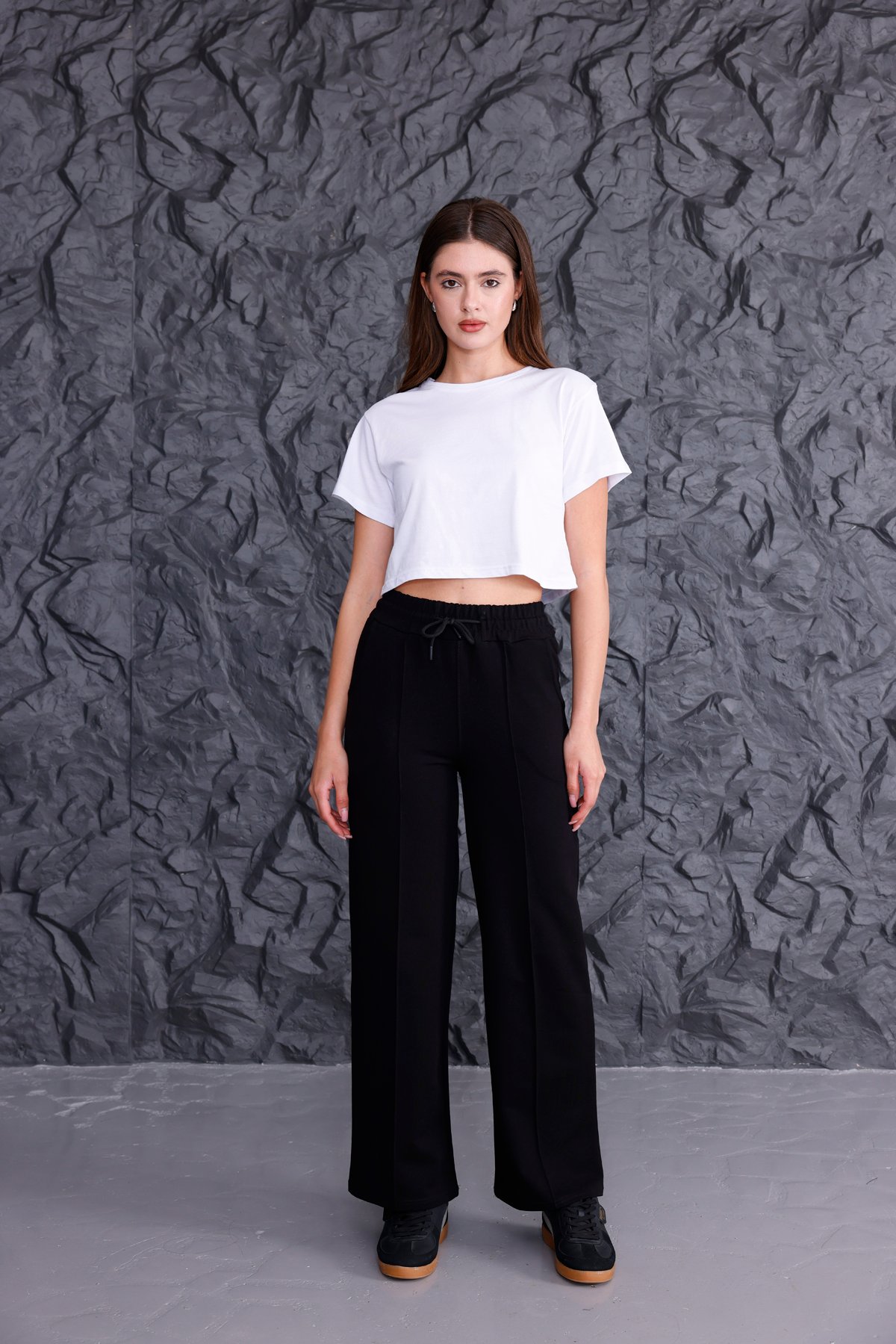 Crop T-shirt Eşofman Takımı