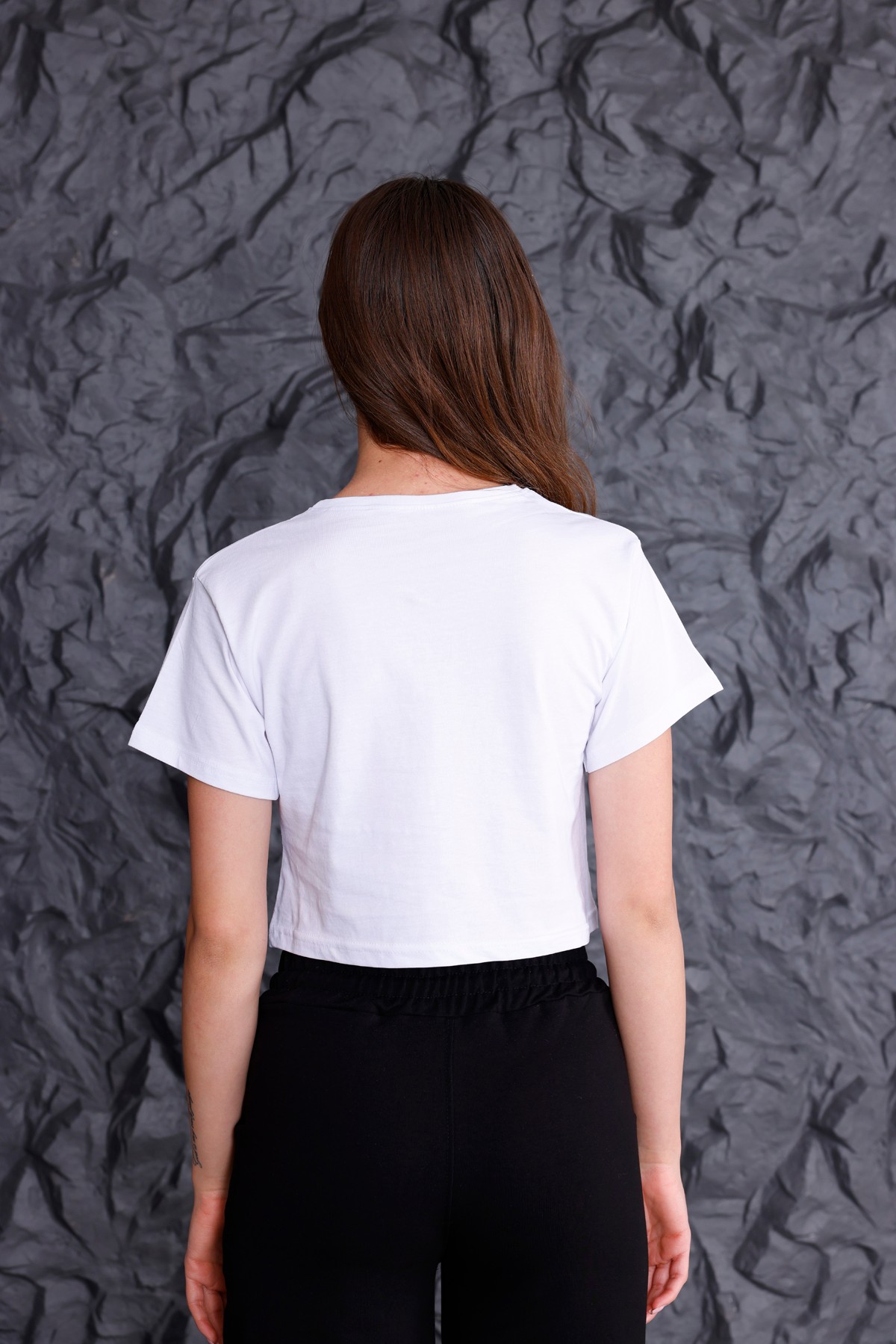 Crop T-shirt Eşofman Takımı