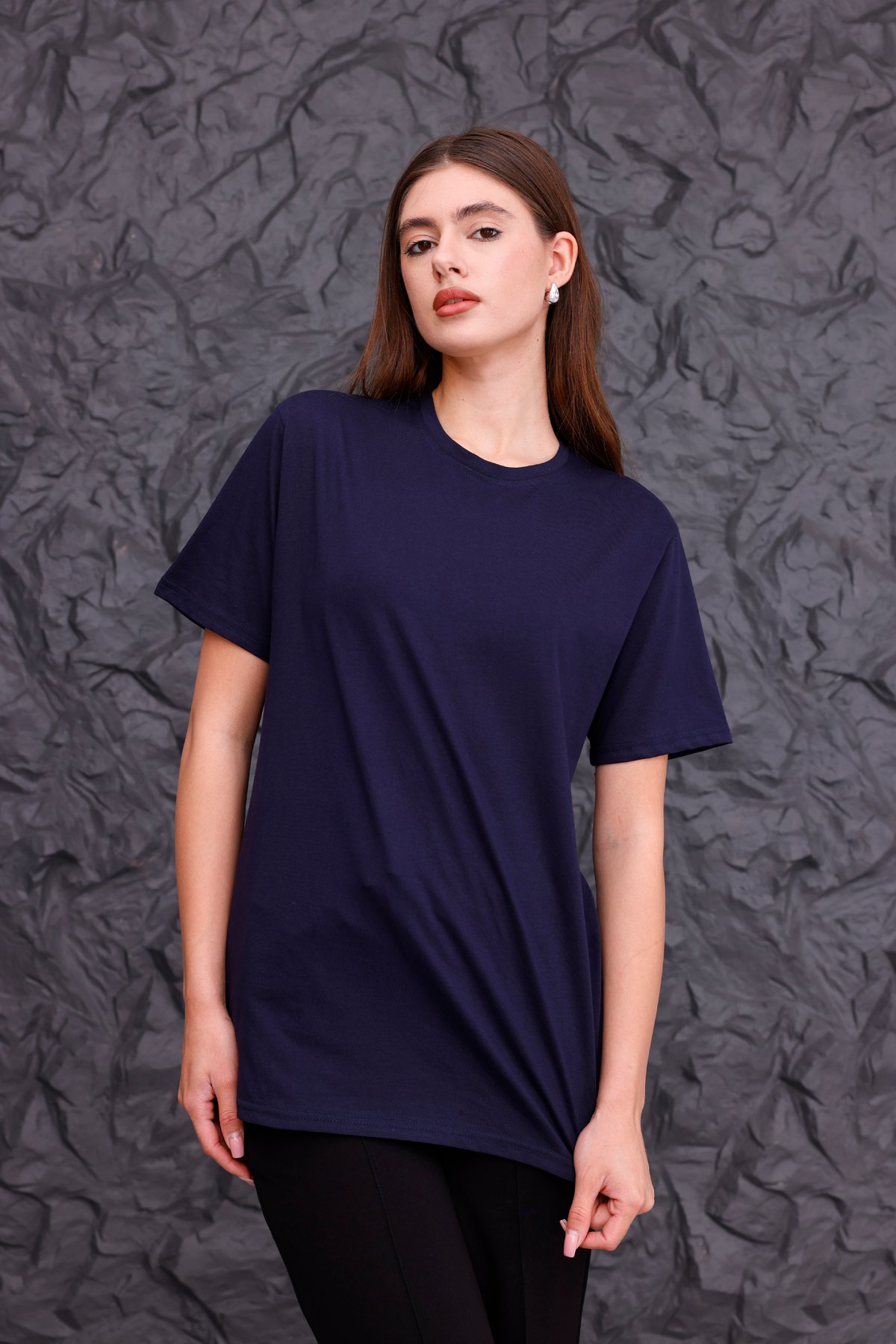 Basic T-shirt - Lacivert