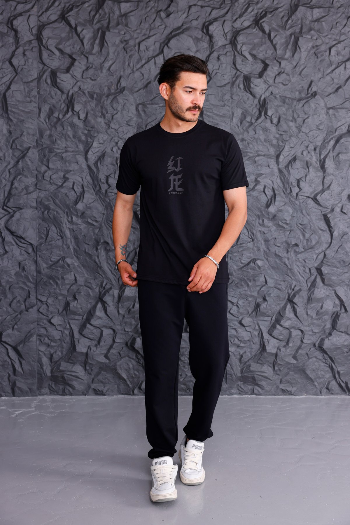 'Redragon' Basic T-shirt Eşofman Takımı