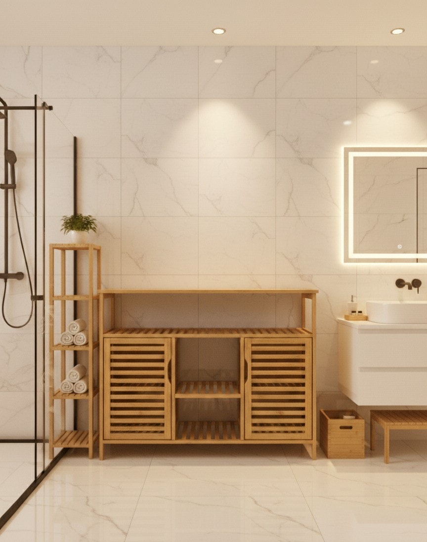 Bambu Çift Kapaklı Organizer