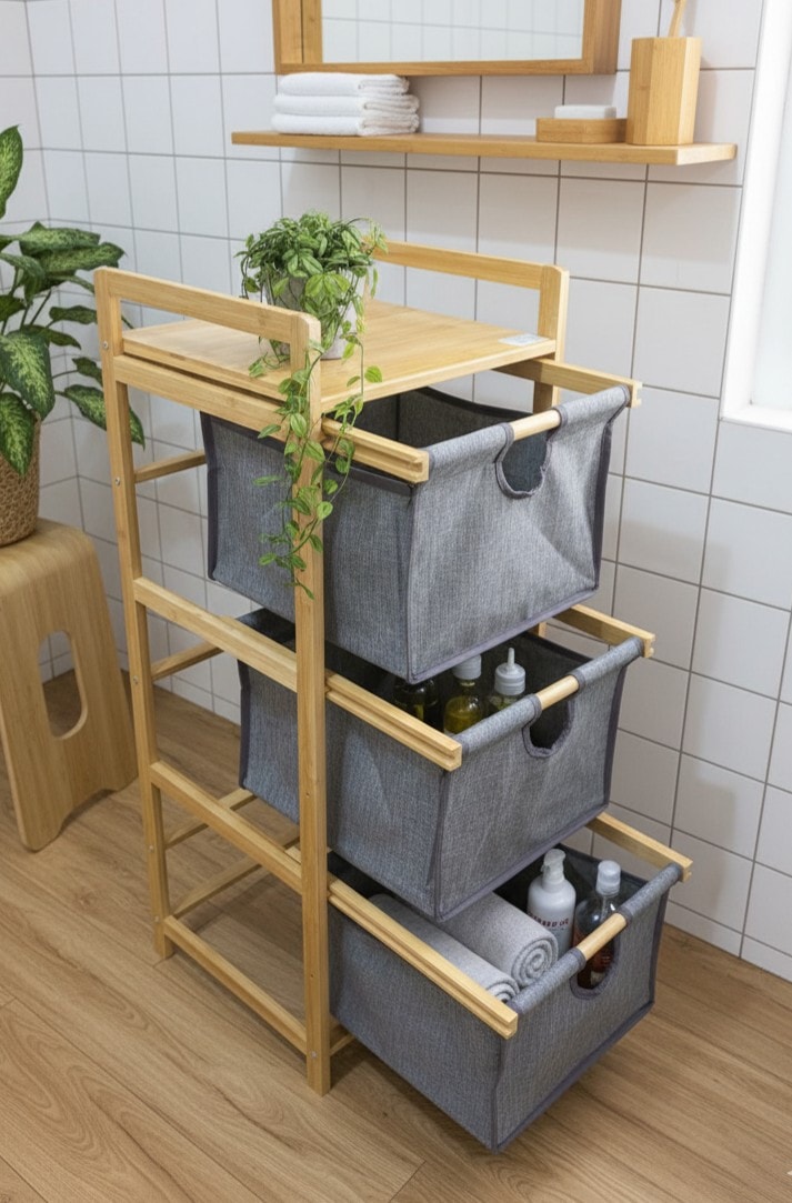 3 Çekmeceli Dekoratif Organizer