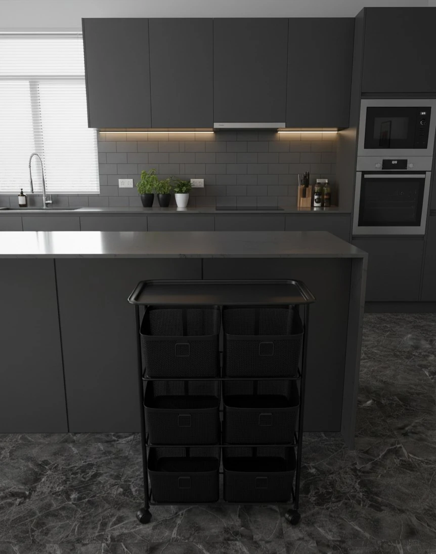 Metal Organizer Sebzelik Eğimli Hazneli 