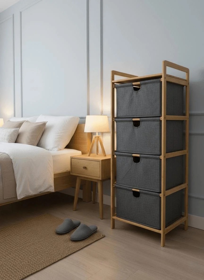 4 Çekmeceli Dekoratif Organizer