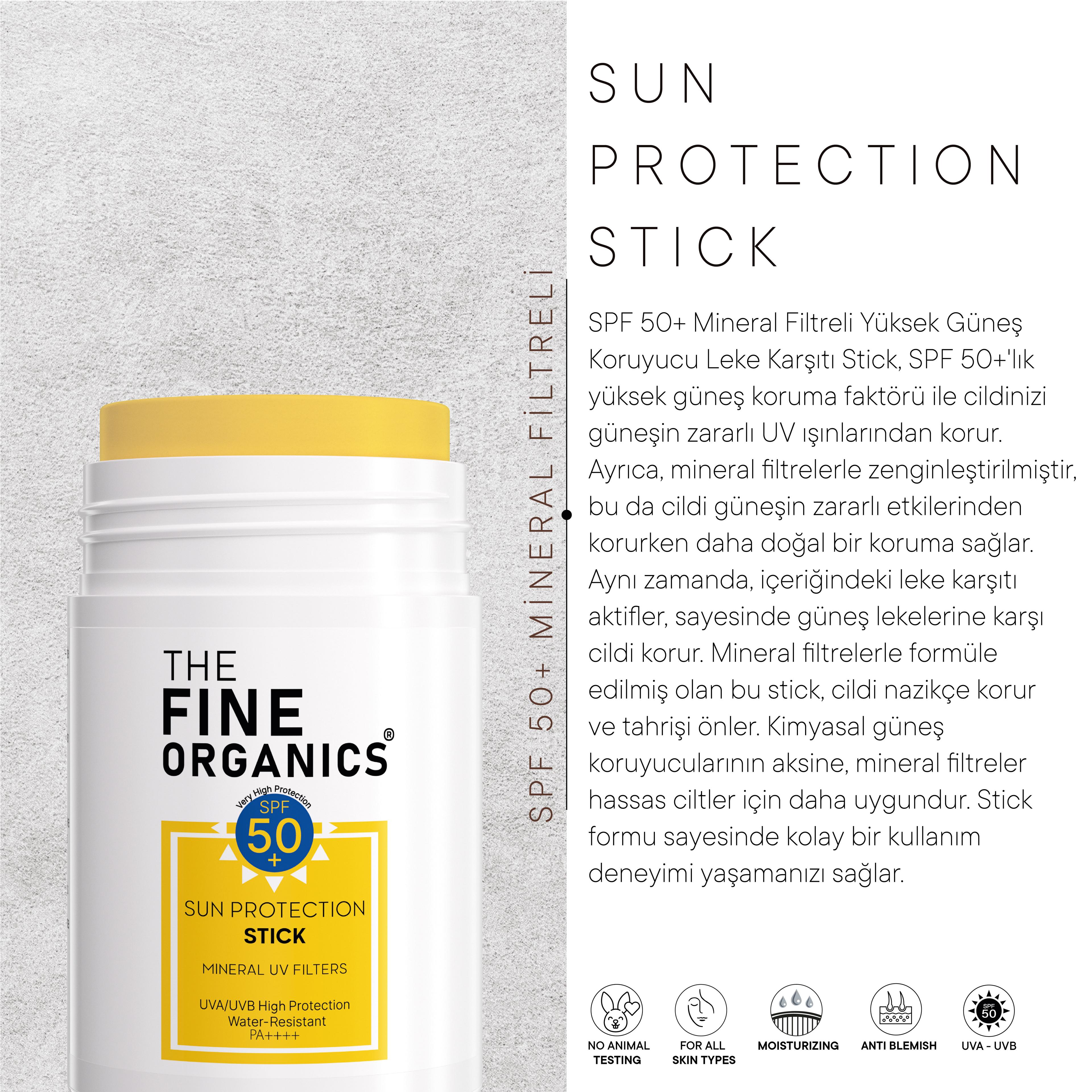 Spf 50 Mineral Filtreli Yüksek Güneş Koruyucu Leke Karşıtı Stick Güneş Kremi 35gr