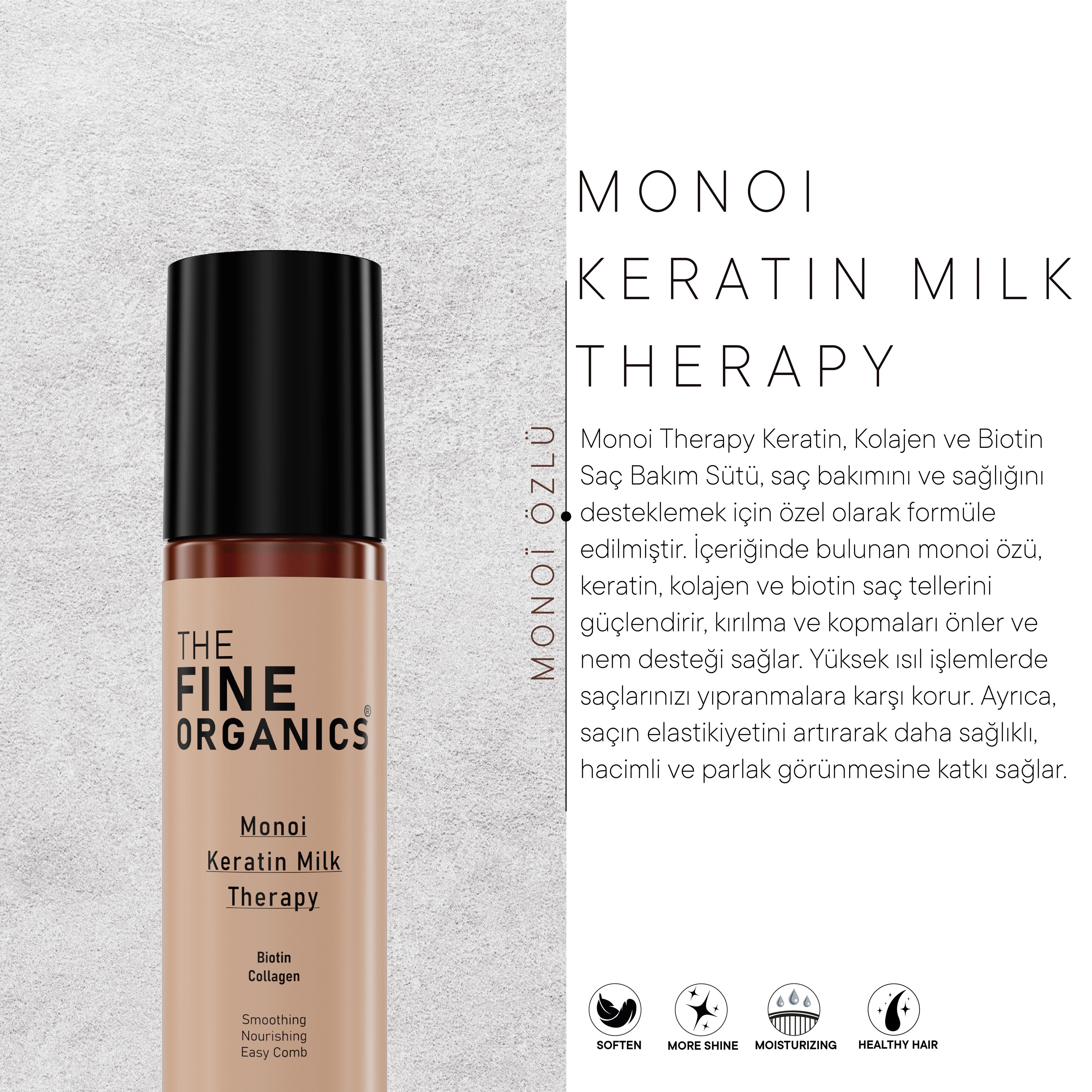 Monoi Therapy Keratin & Kolajen & Biotin Saç Bakım Sütü 200ml