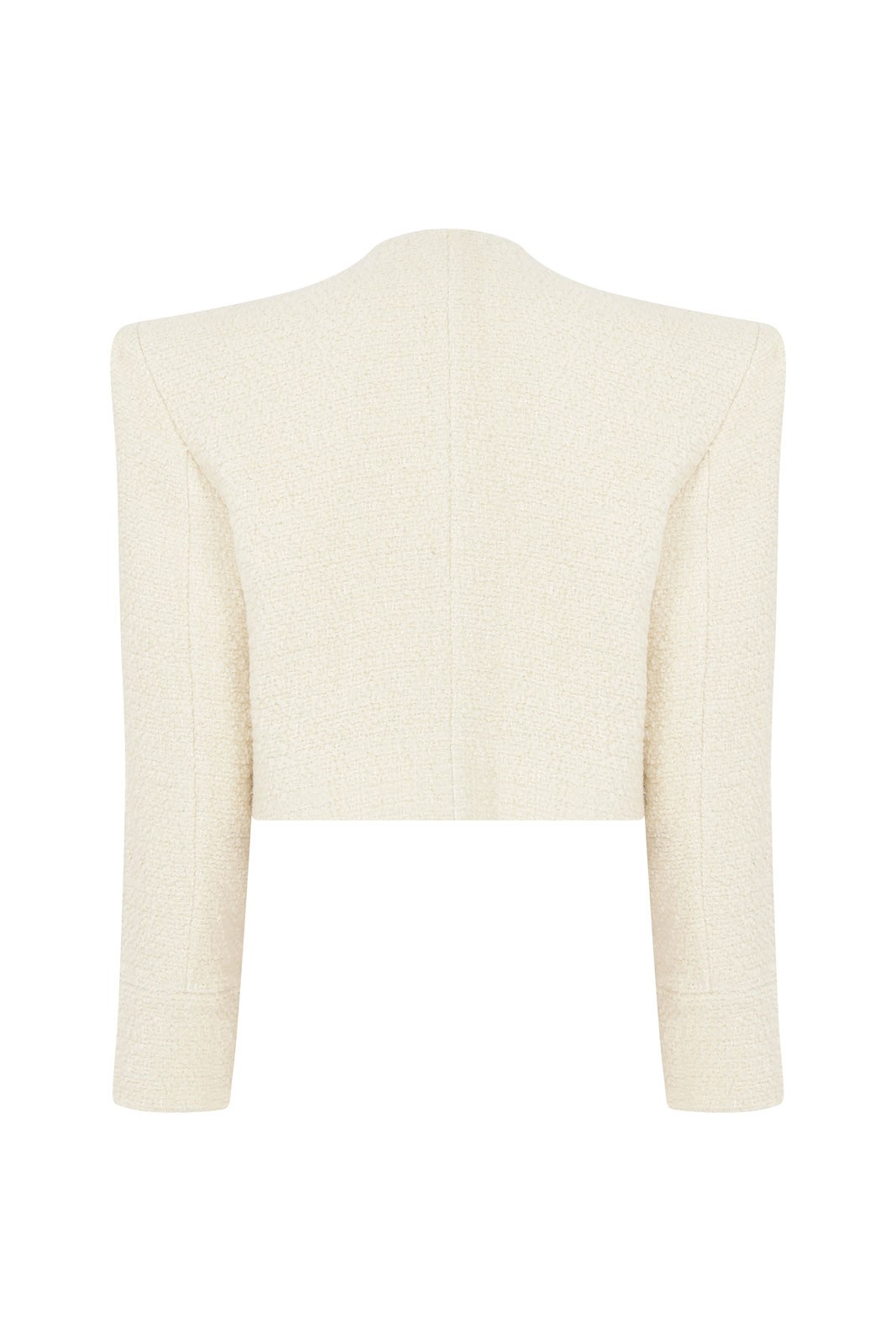 Lana Vergine Crop Jacket