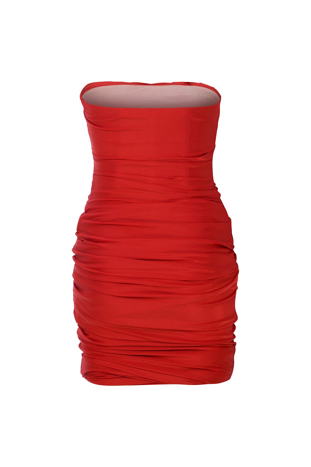 Scarlet Whisper Stretch-Jersey Mini Dress