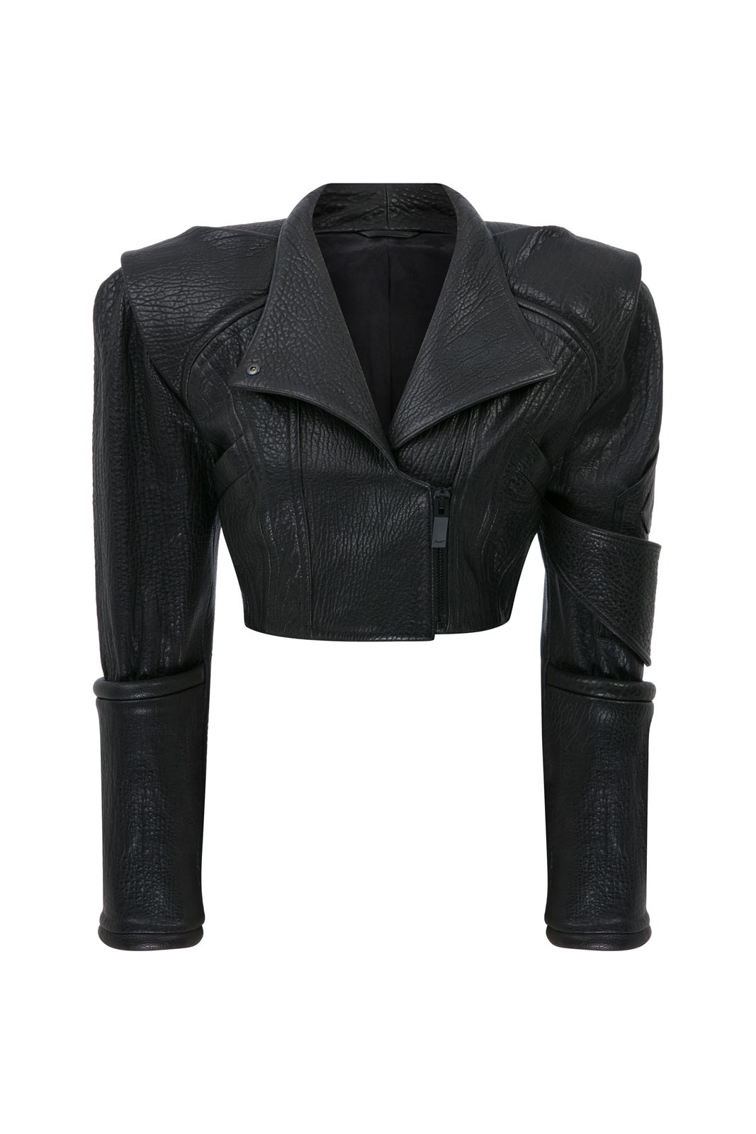 Phage Crop Jacket In Calfskin