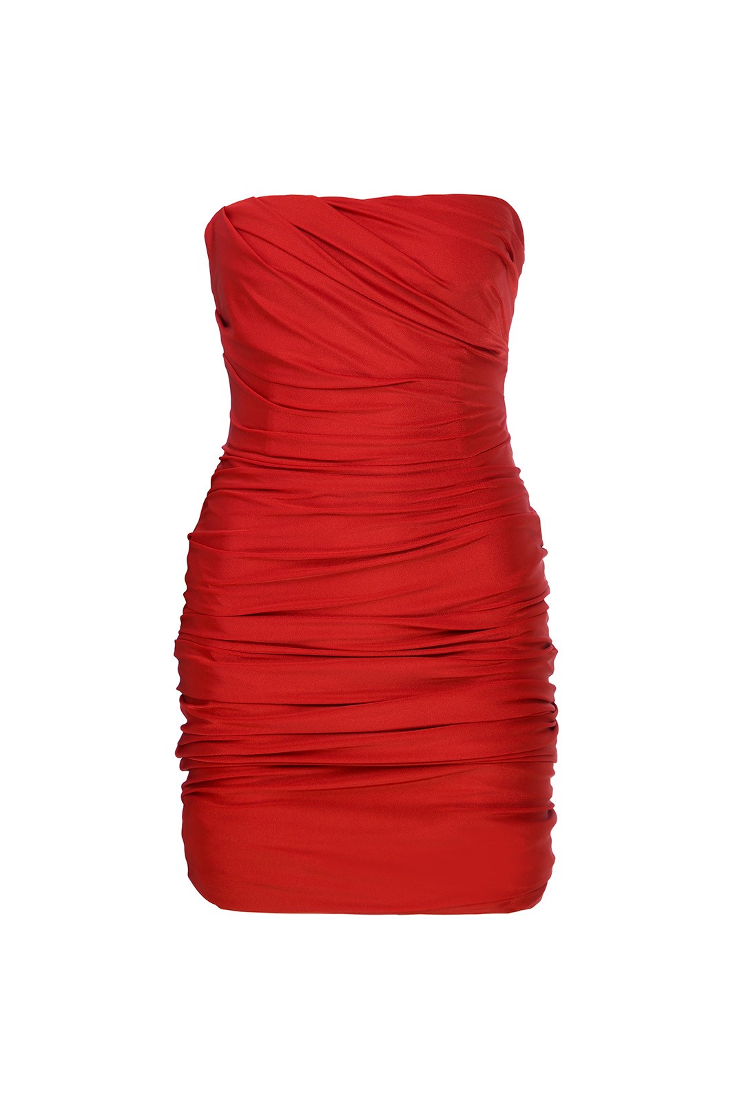 Scarlet Whisper Stretch-Jersey Mini Dress