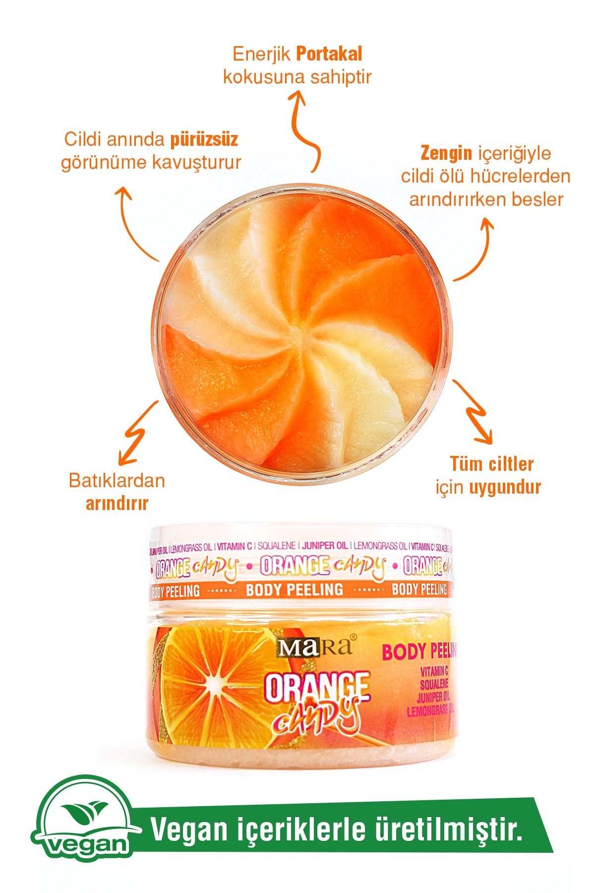 Mara Orange Candy - Body Peeling 300 G