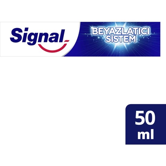 Signal Diş Macunu 50 ml Beyazlatıcı Sistem