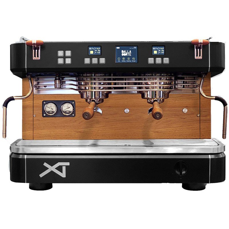 Dalla Corte XT Espresso Kahve Makinesi, 2 Gruplu, Koyu Ceviz