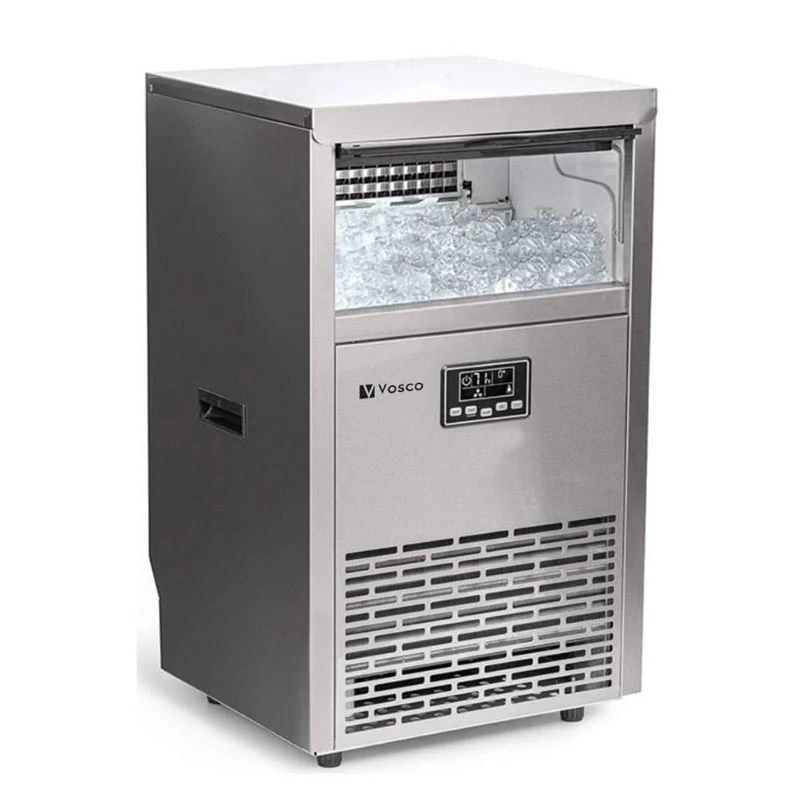 Vosco VSC-45/S Hazneli Küp Buz Makinesi, 45 kg/gün Kapasiteli