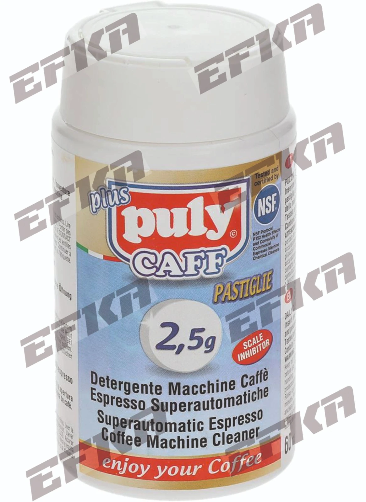 PULY CAFF KAHVE MAKİNESİ TEMİZLEYİCİ 60 TABLET 2,5 g "NSF"  ''591213''