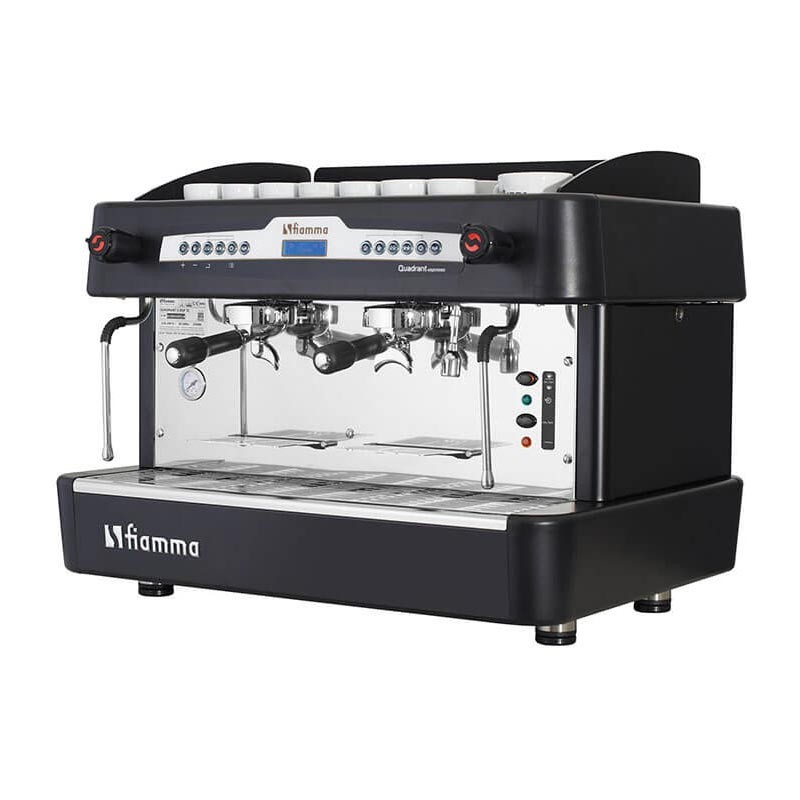 Fiamma Quadrant 2 DSP TC Espresso Kahve Makinesi, 2 Gruplu, Siyah