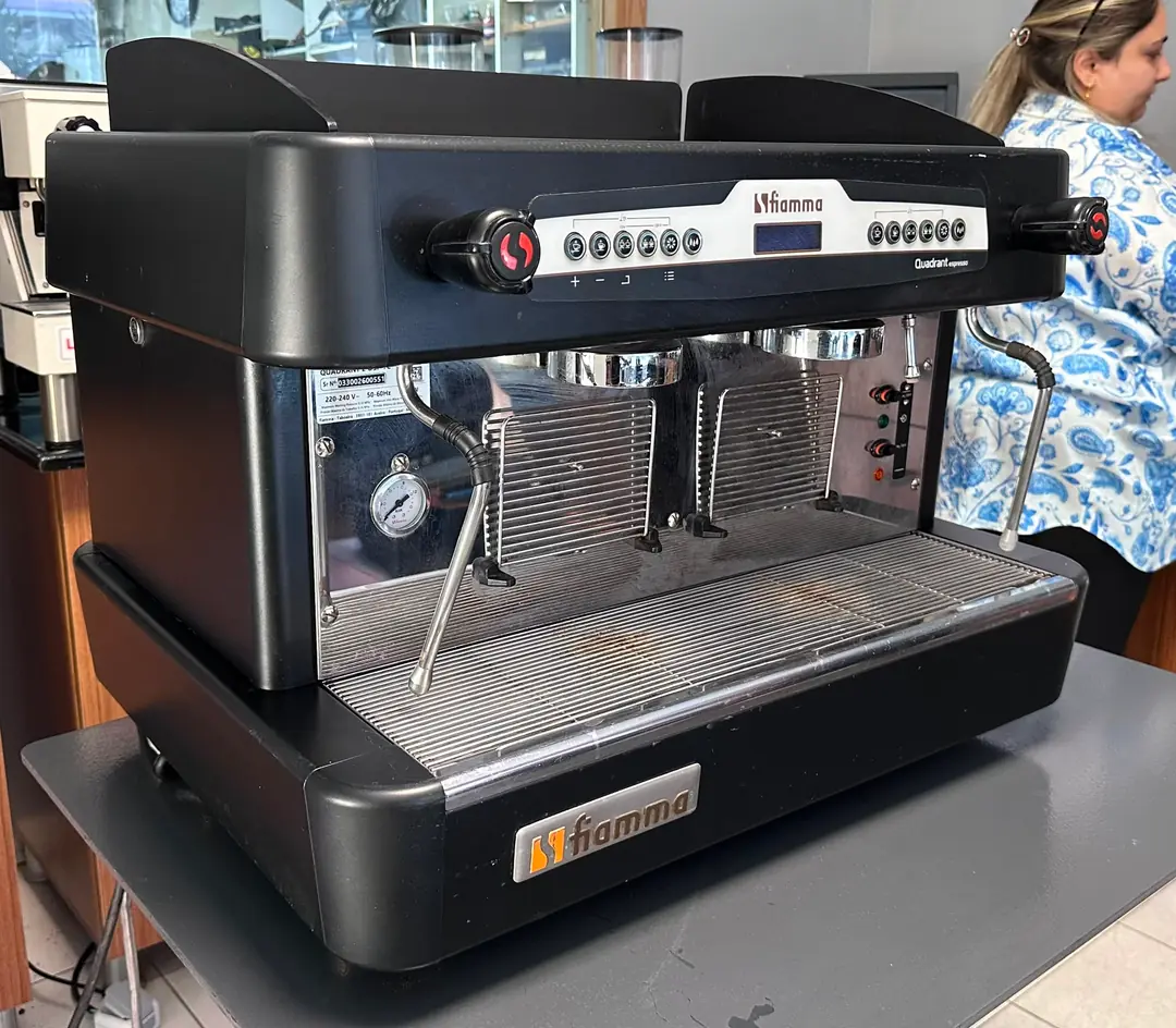 Fiamma Quadrant 2 DSP TC Espresso Kahve Makinesi, 2 Gruplu, Siyah