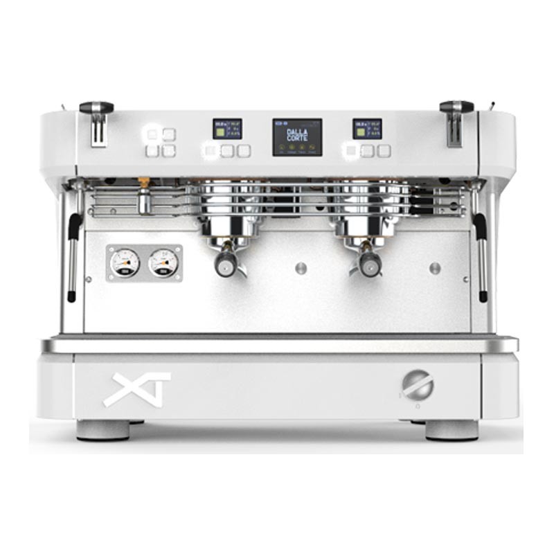Dalla Corte XT Barista Espresso Kahve Makinesi, 2 Gruplu, Beyaz