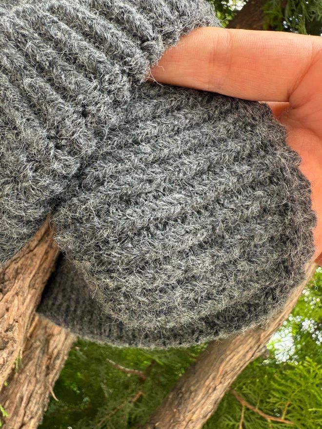 Gri Bere Gündelik Spor Giyim Sokak Tarzı Zarif