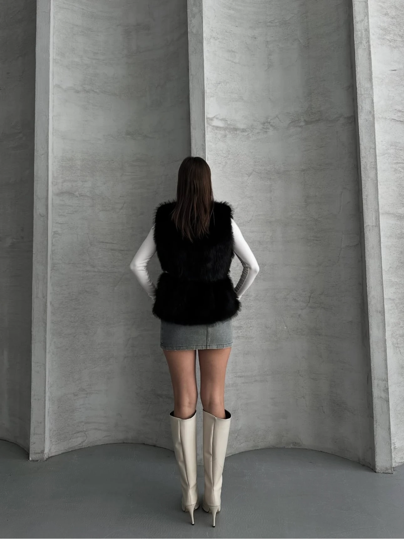 İthal Kürklü Yelek