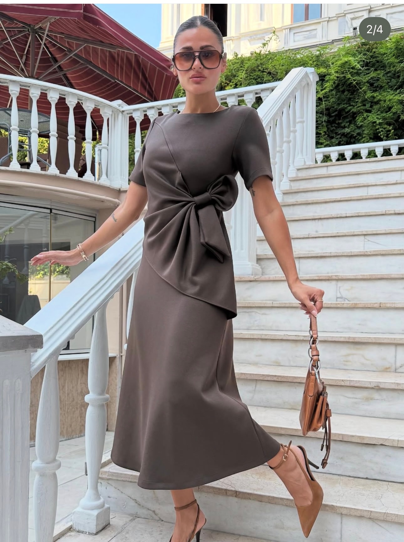 Fiyonk Detaylı Elbise