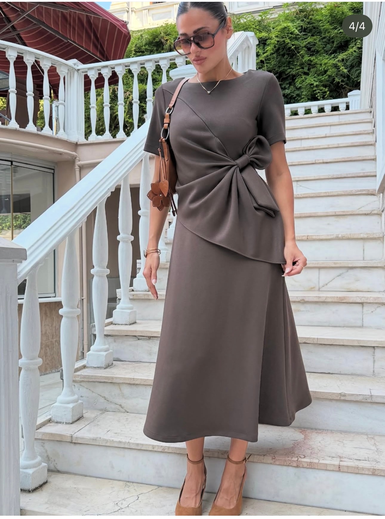 Fiyonk Detaylı Elbise