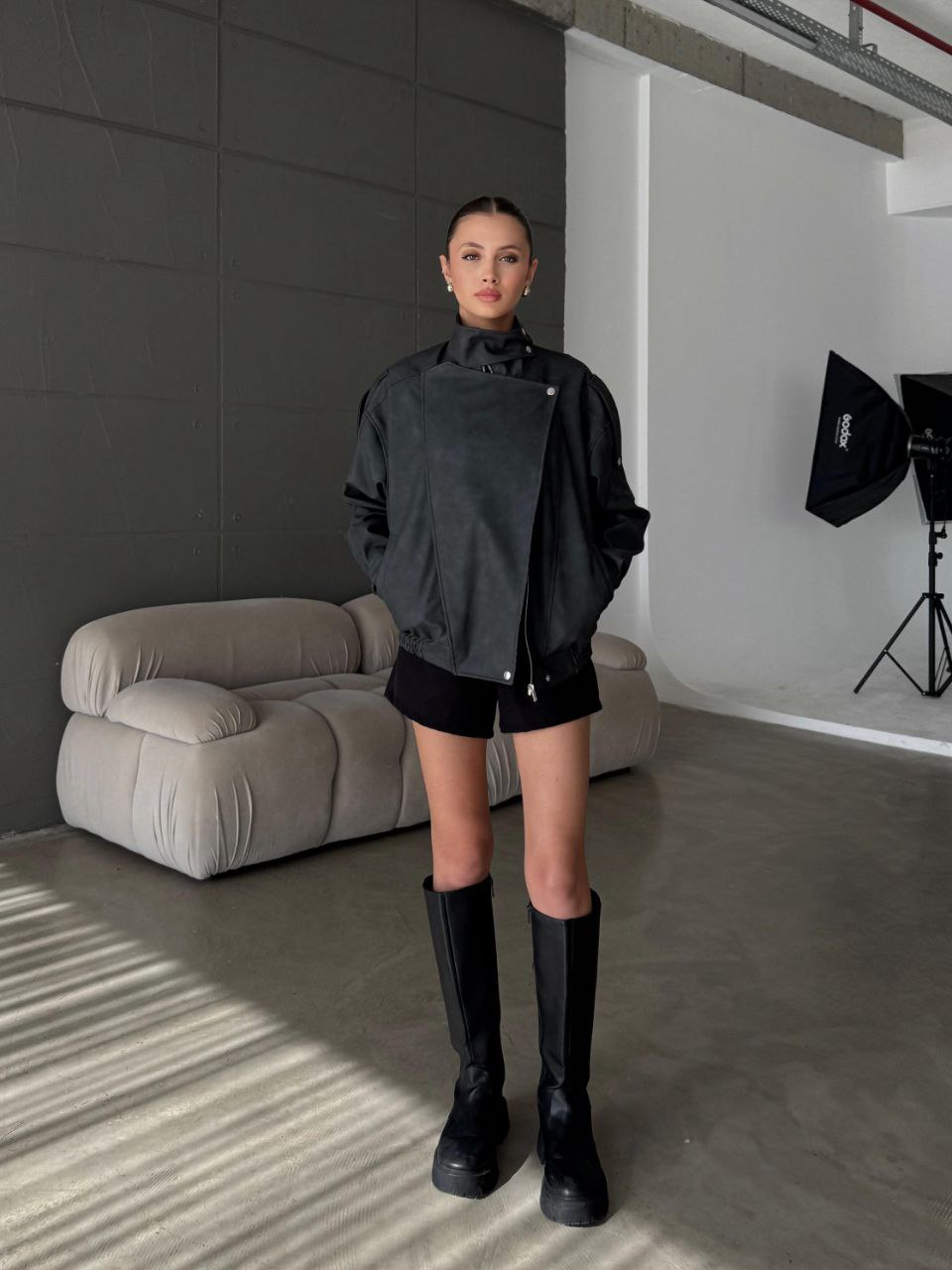Marka Muadili (YSL) Oversize Nubuk Mont