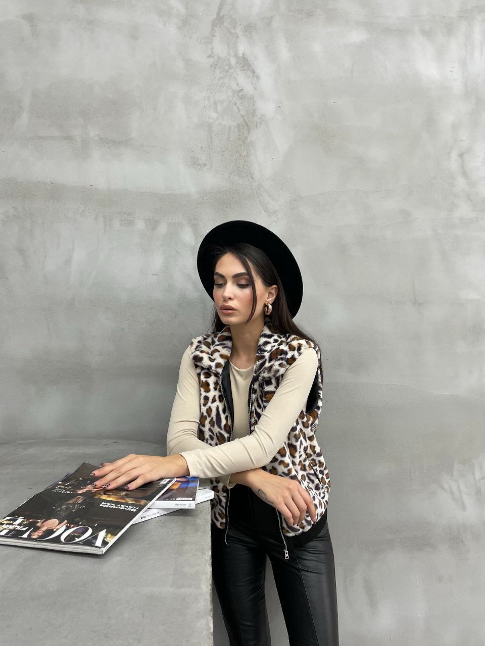 Leopar Desen Yelek - çok renkli̇