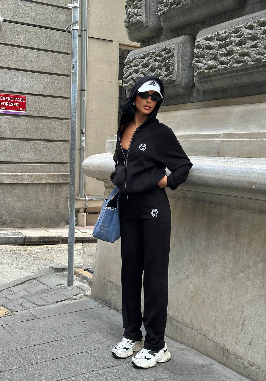Kapşonlu Spor Şık Takım