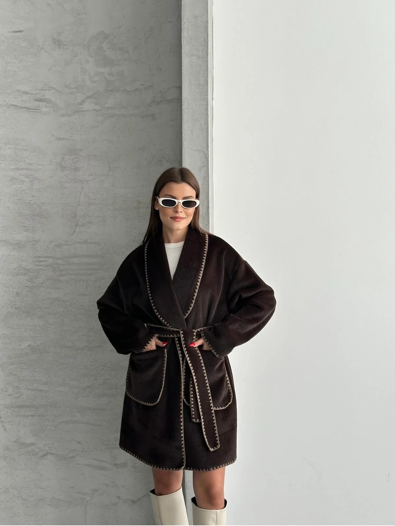 Nakış Detaylı Kaban