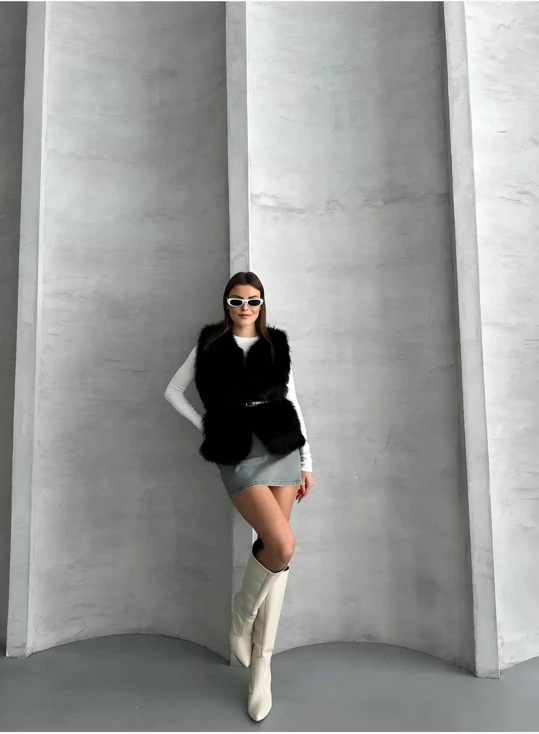 İthal Kürklü Yelek