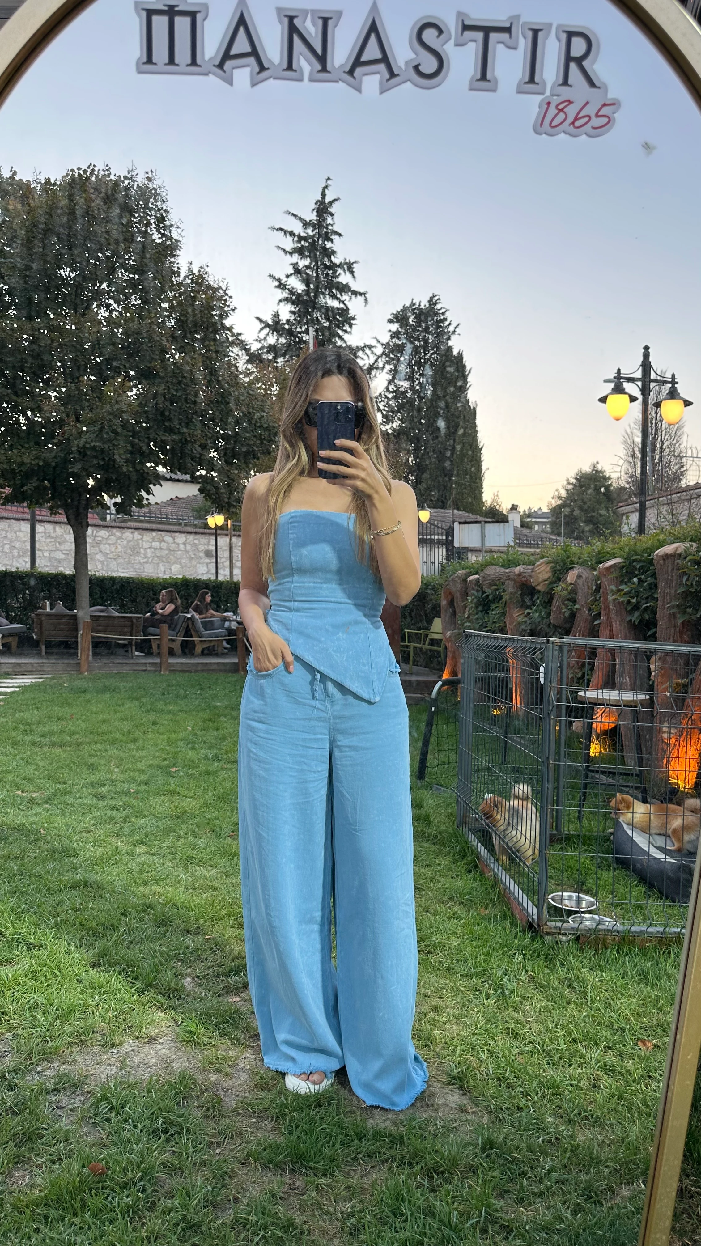 Kot Yıkamalı Denim Pantolon