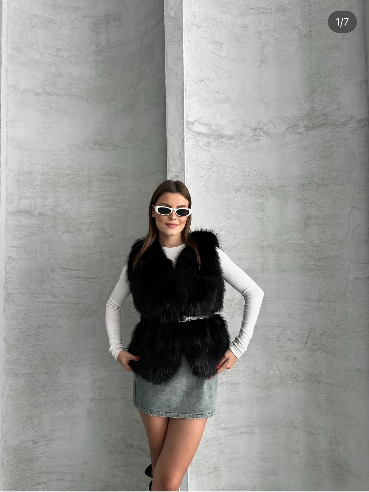 İthal Kürklü Yelek