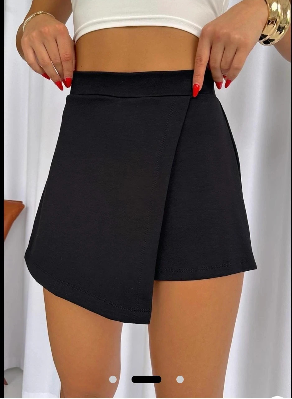 OYS Şort Etek - siyah