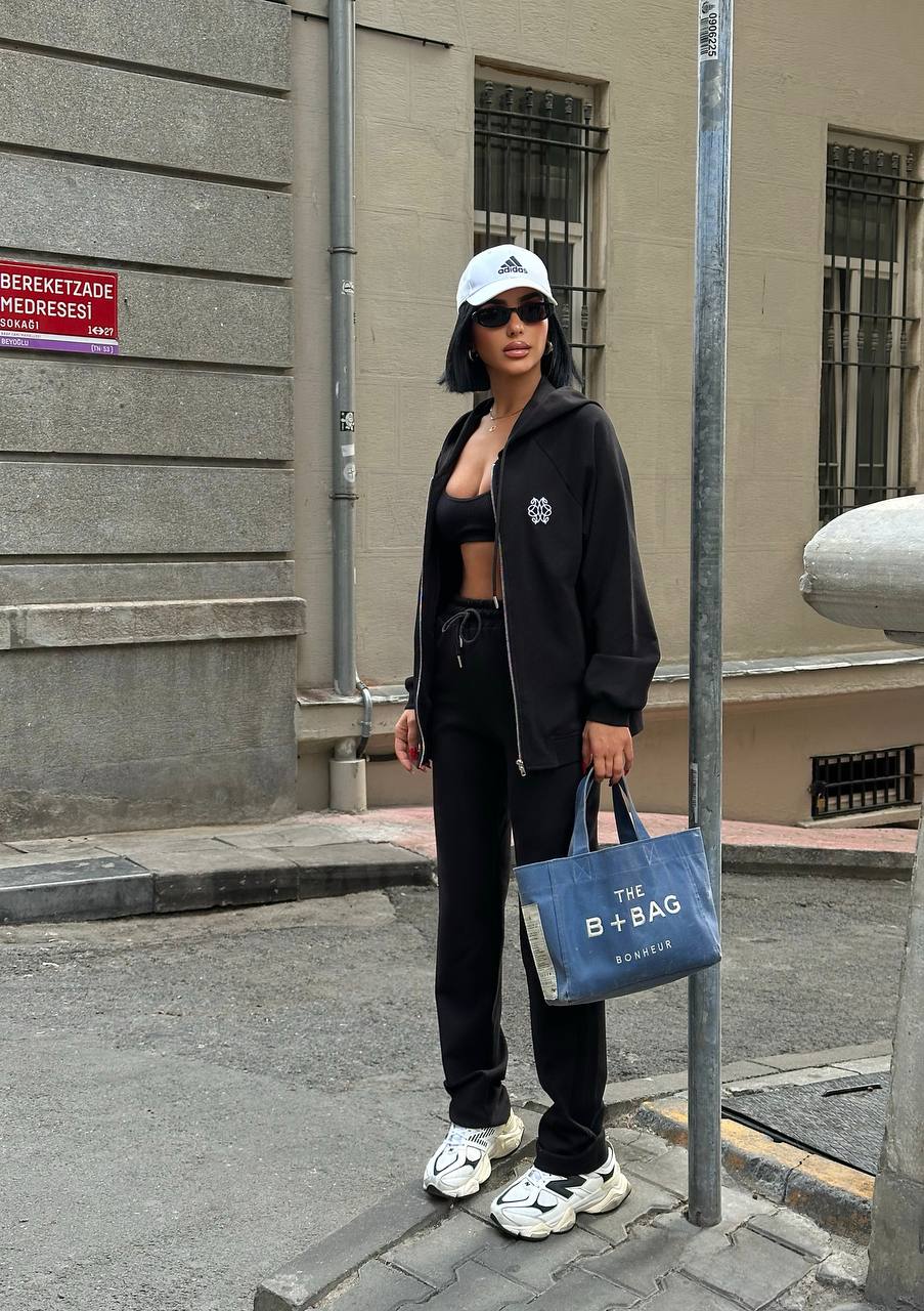 Kapşonlu Spor Şık Takım