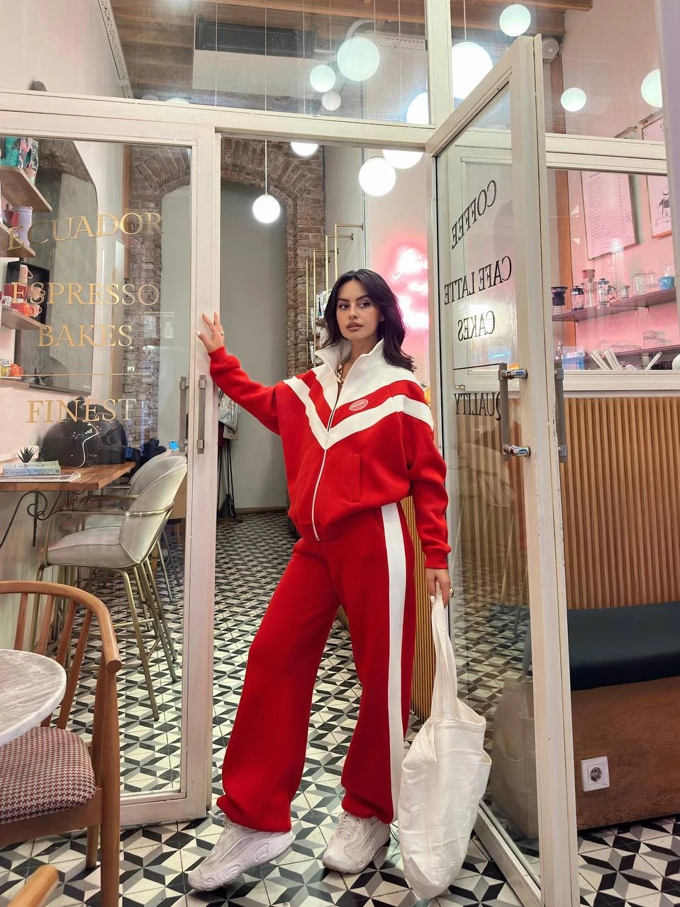 Şerit Detaylı Şardonlu Takım