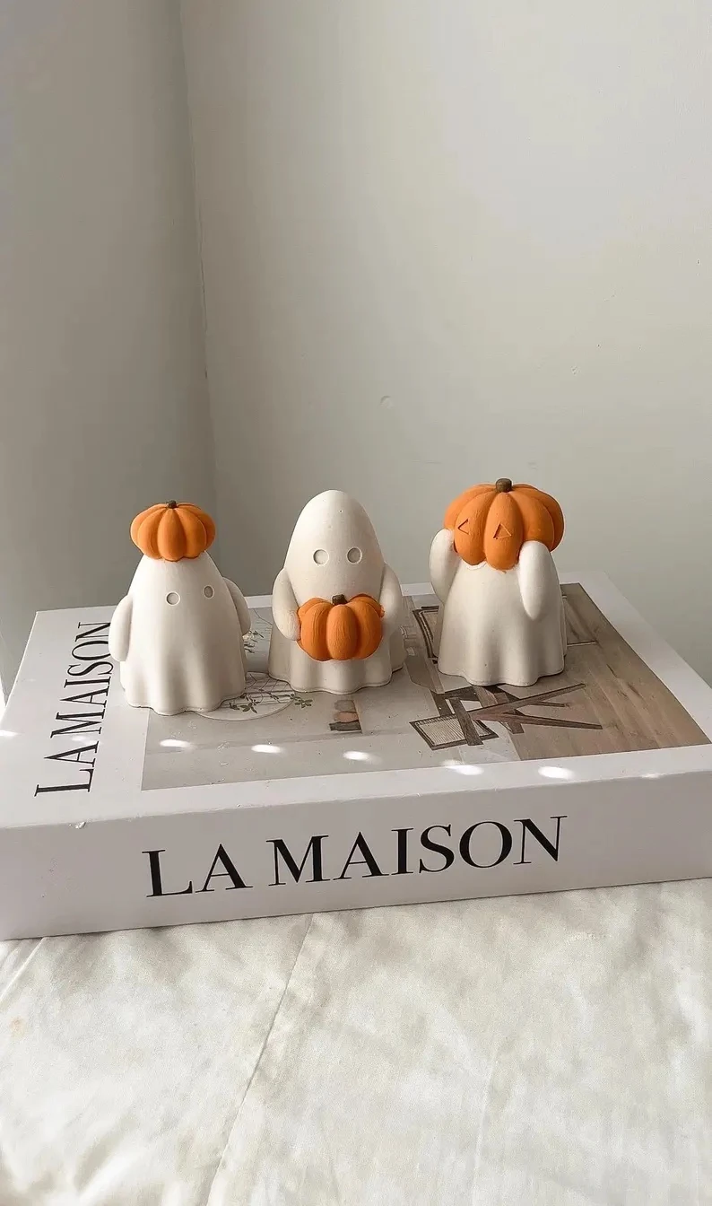 3’lü balkabağı hayalet dekor