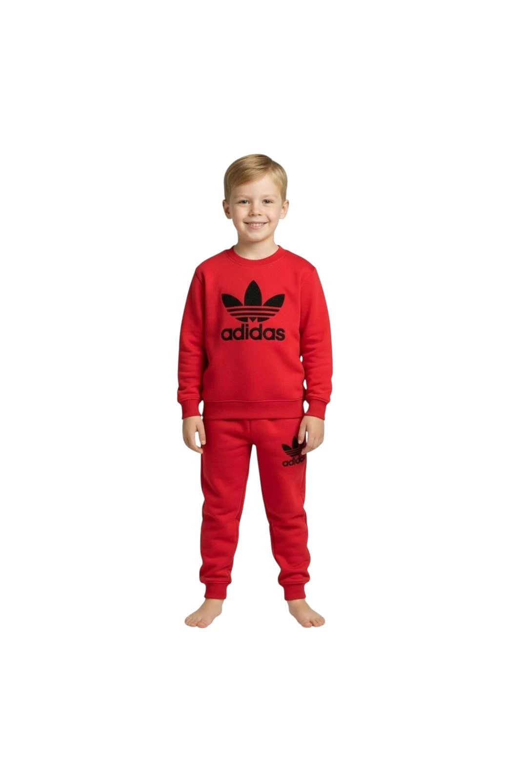 ADİDAS KANGURU CEPLİ TAKIM - Kırmızı