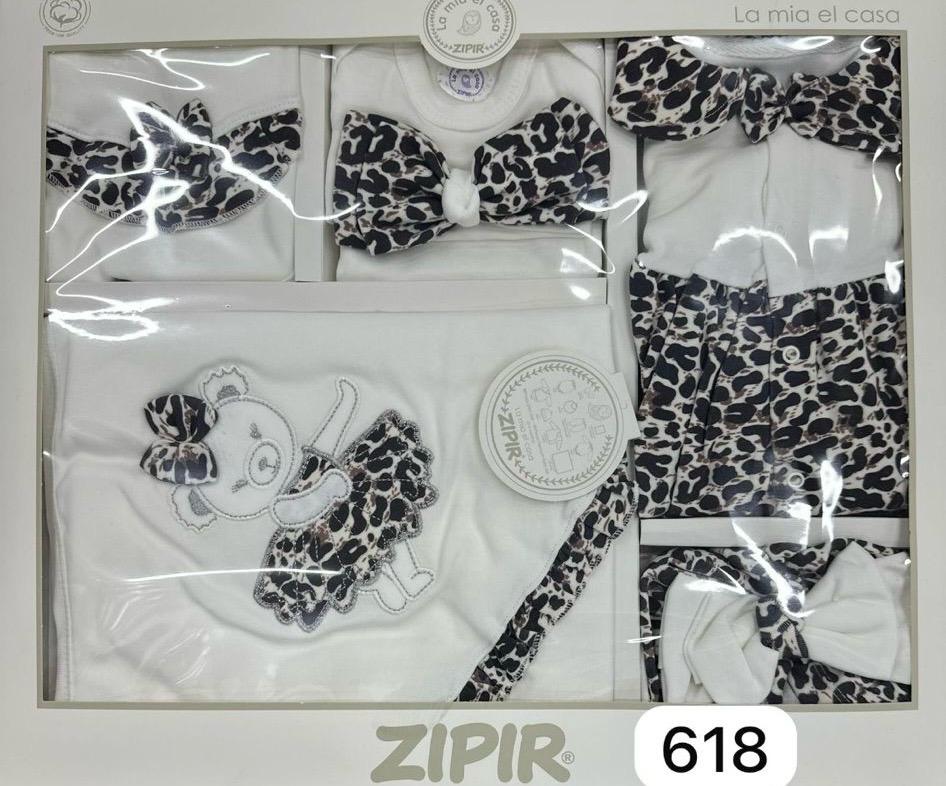 %100 PAMUK 10 LU LEOPAR DESEN HASTANE ÇIKIŞI