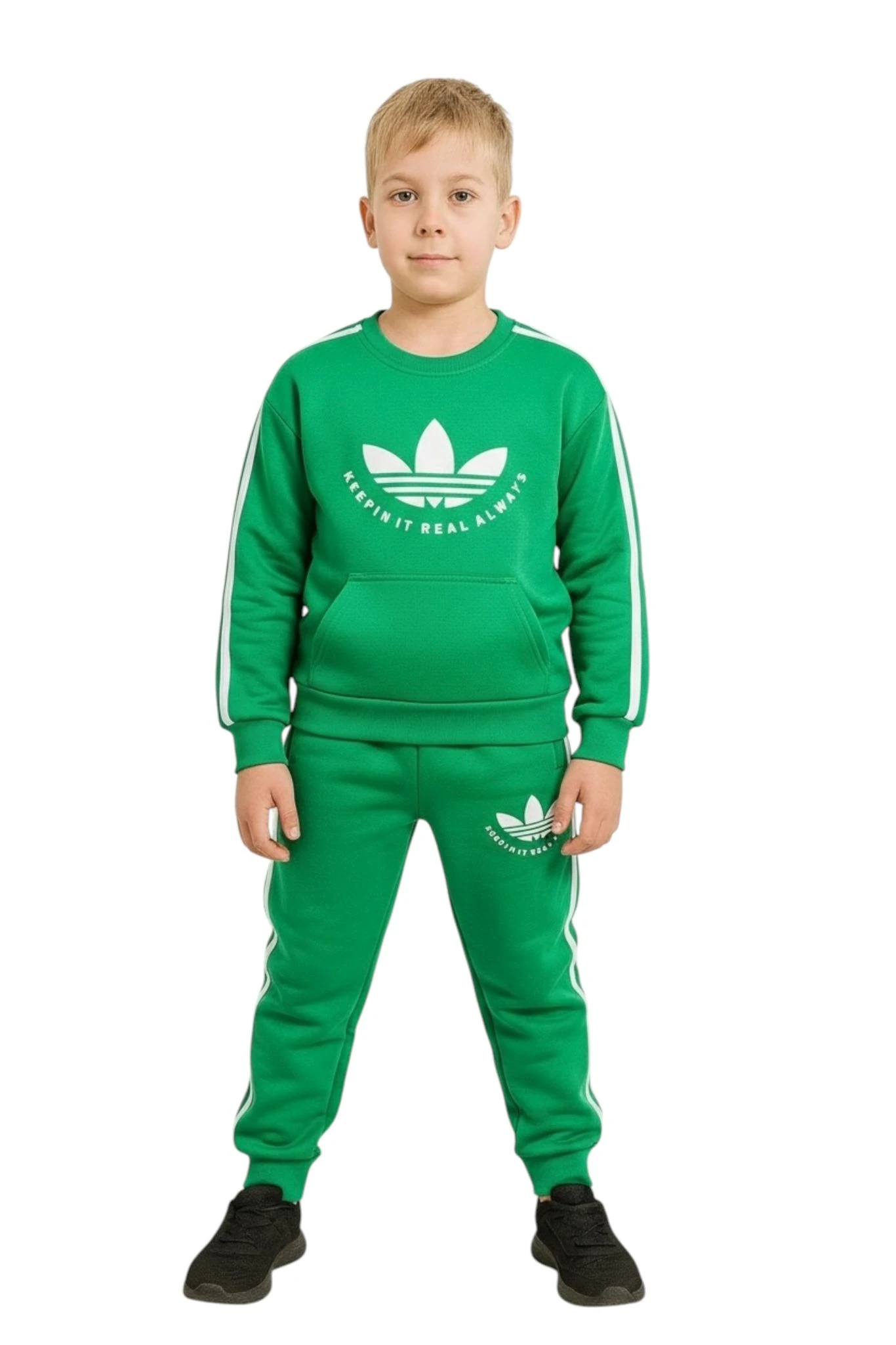 ADİDAS BASKILI ERKEK TAKIM - Yeşil