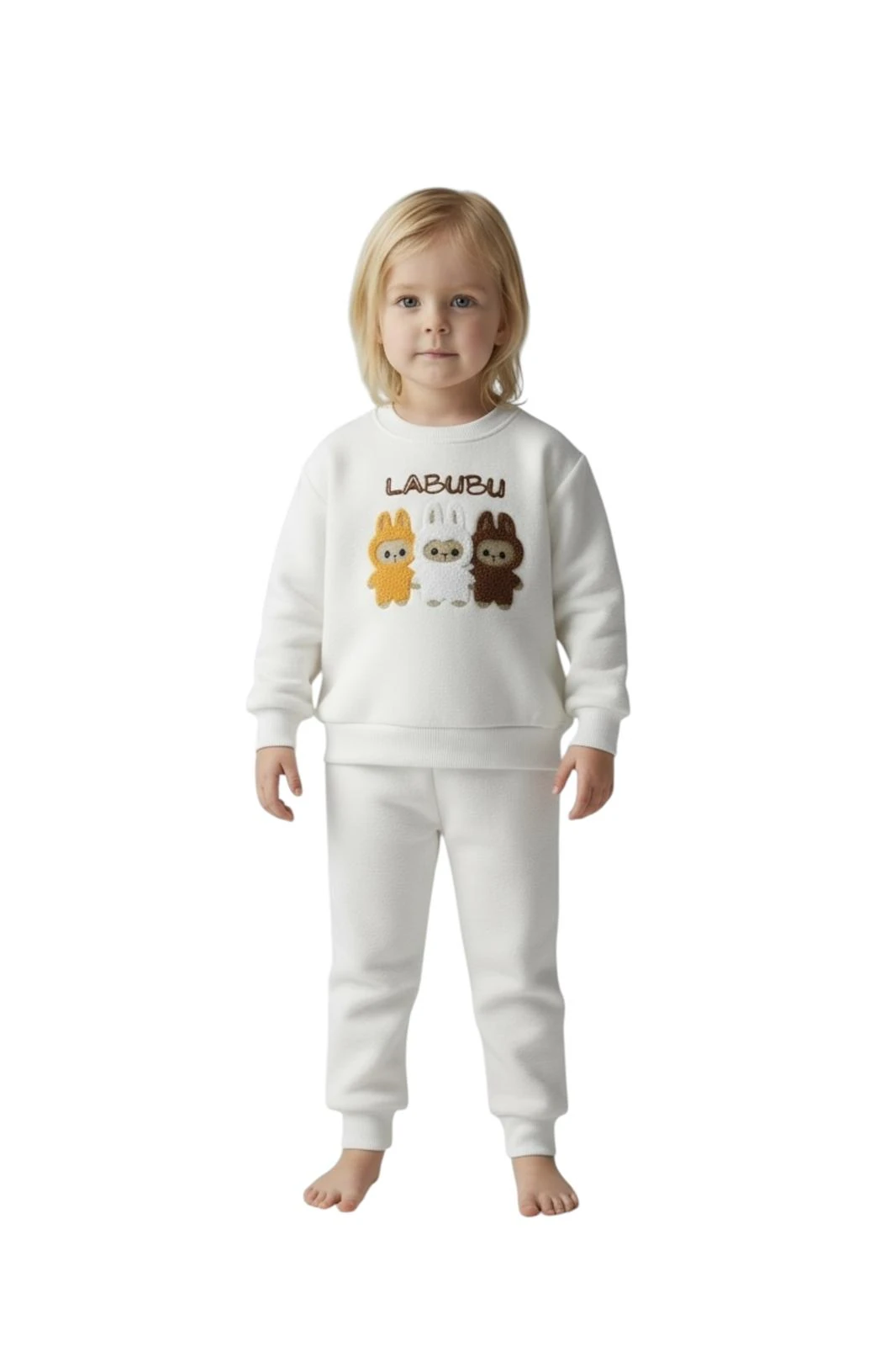LABUBU UNİSEX TAKIM - Beyaz