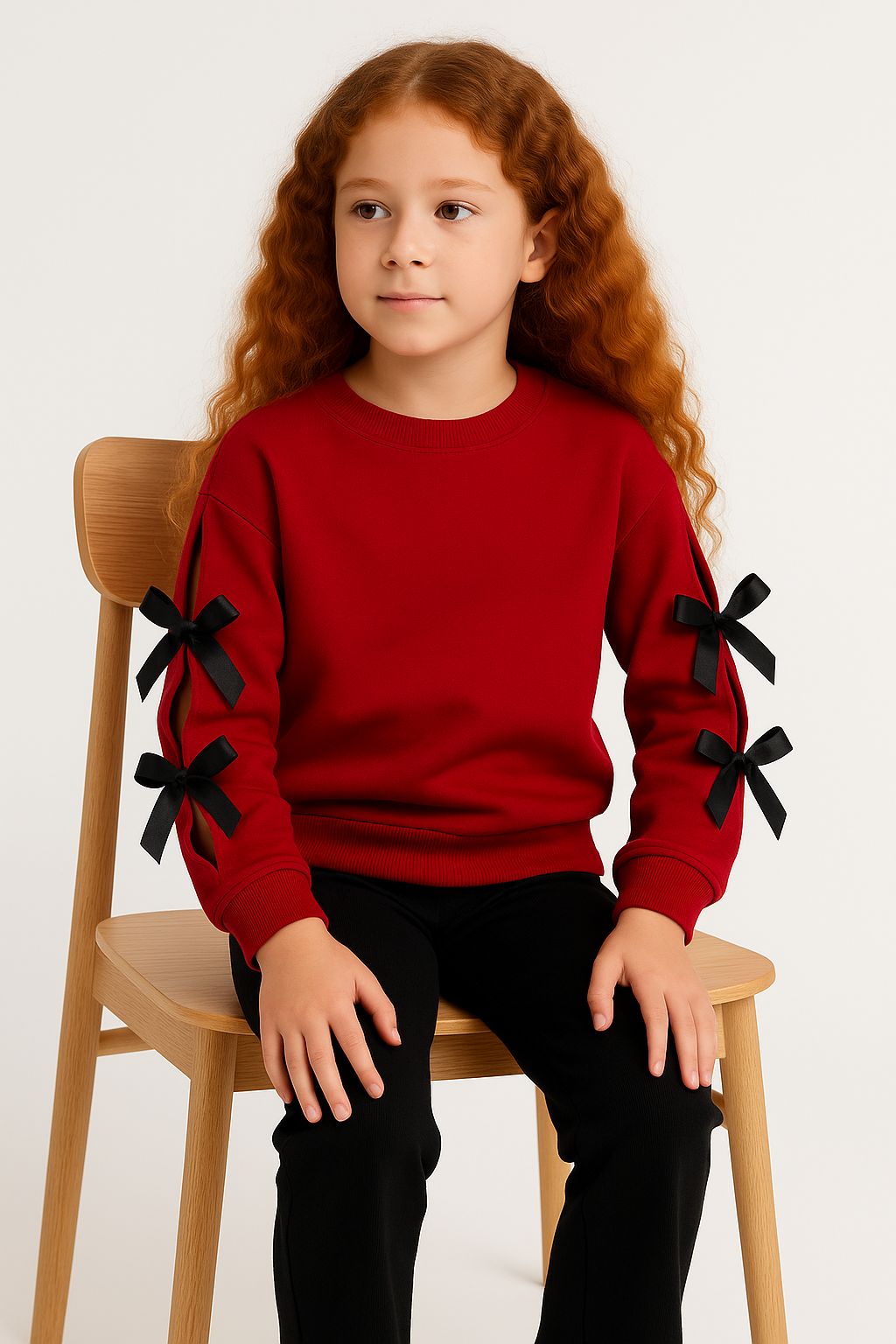 KIZ ÇOCUK KOLLARI FİYONKLU TAYTLI TAKIM 