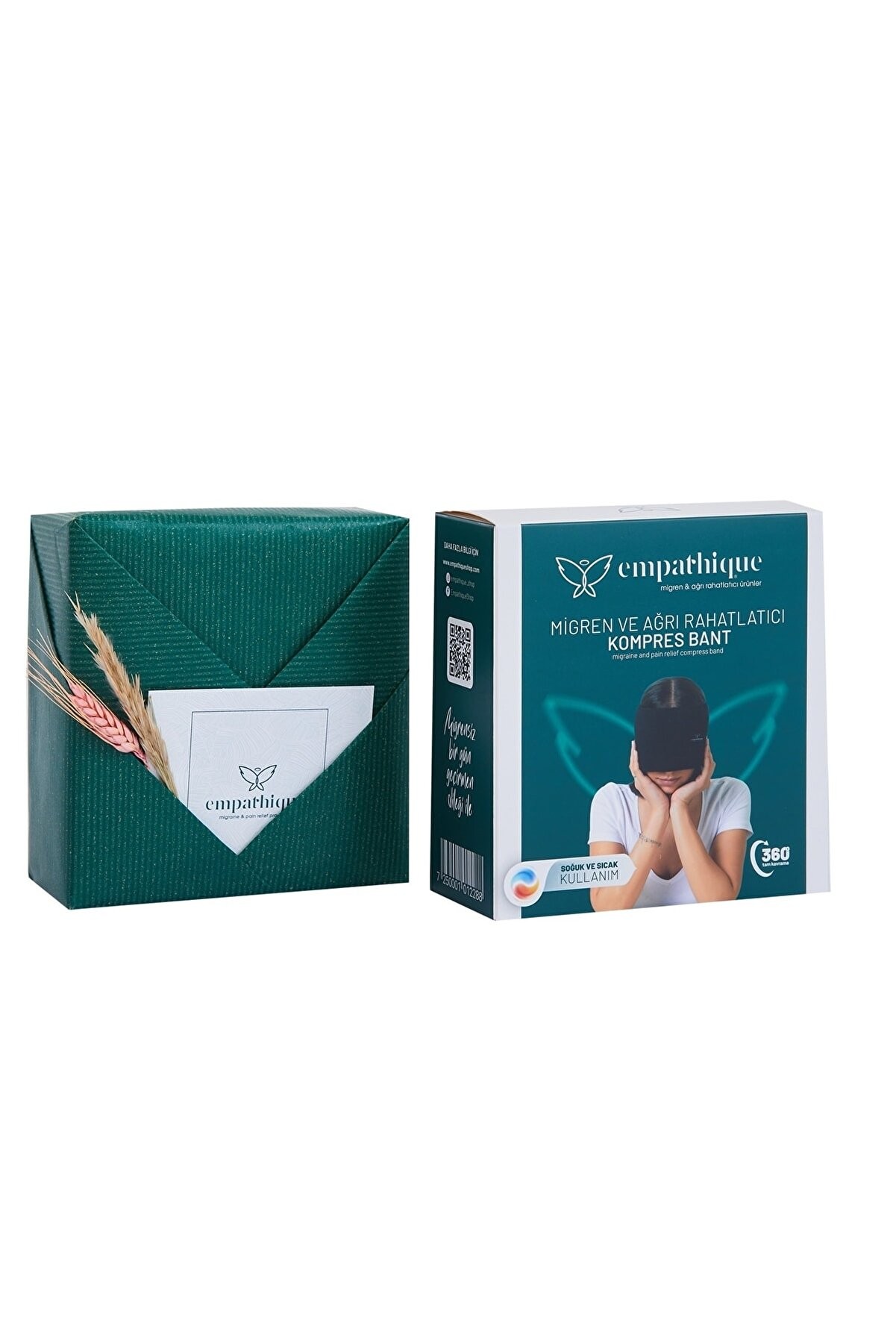 EmpathiqueMigren Ve Ağrı Rahatlatıcı Kompres Bant - Gift Pack - Hediye Paketi