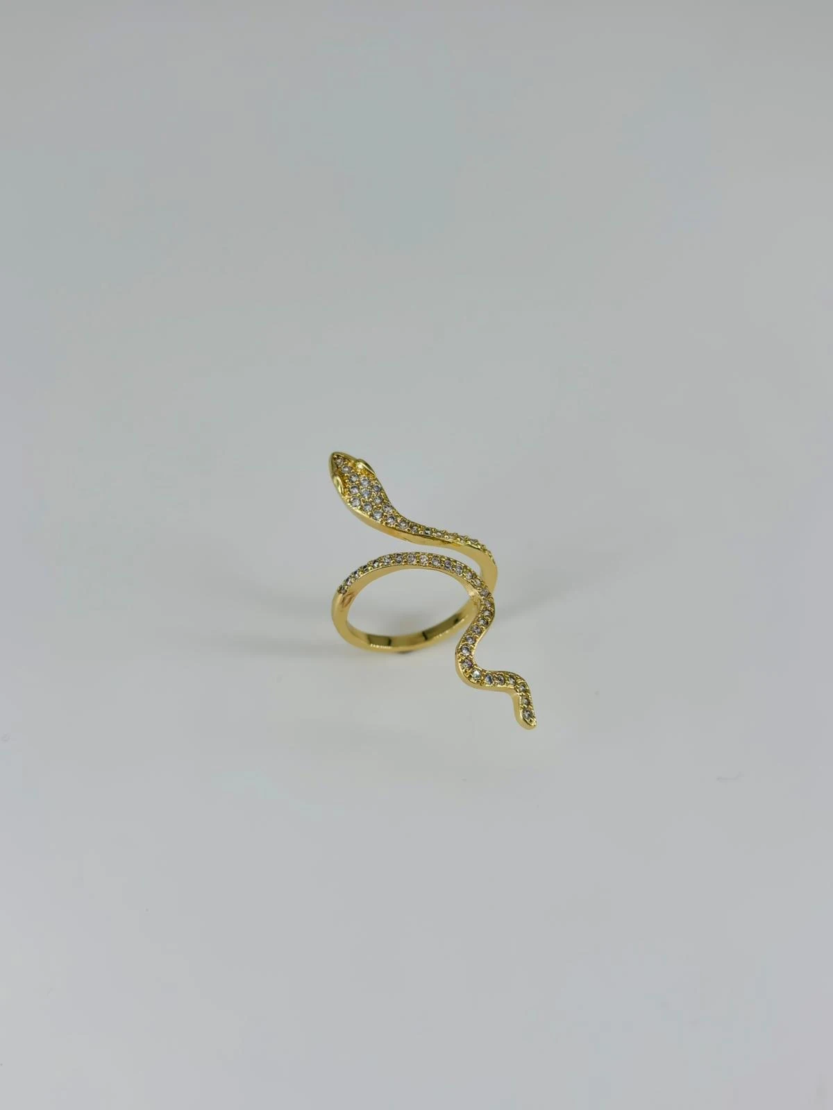 14 K GOLD KAPLAMA ZİRKON TAŞLI YÜZÜK 