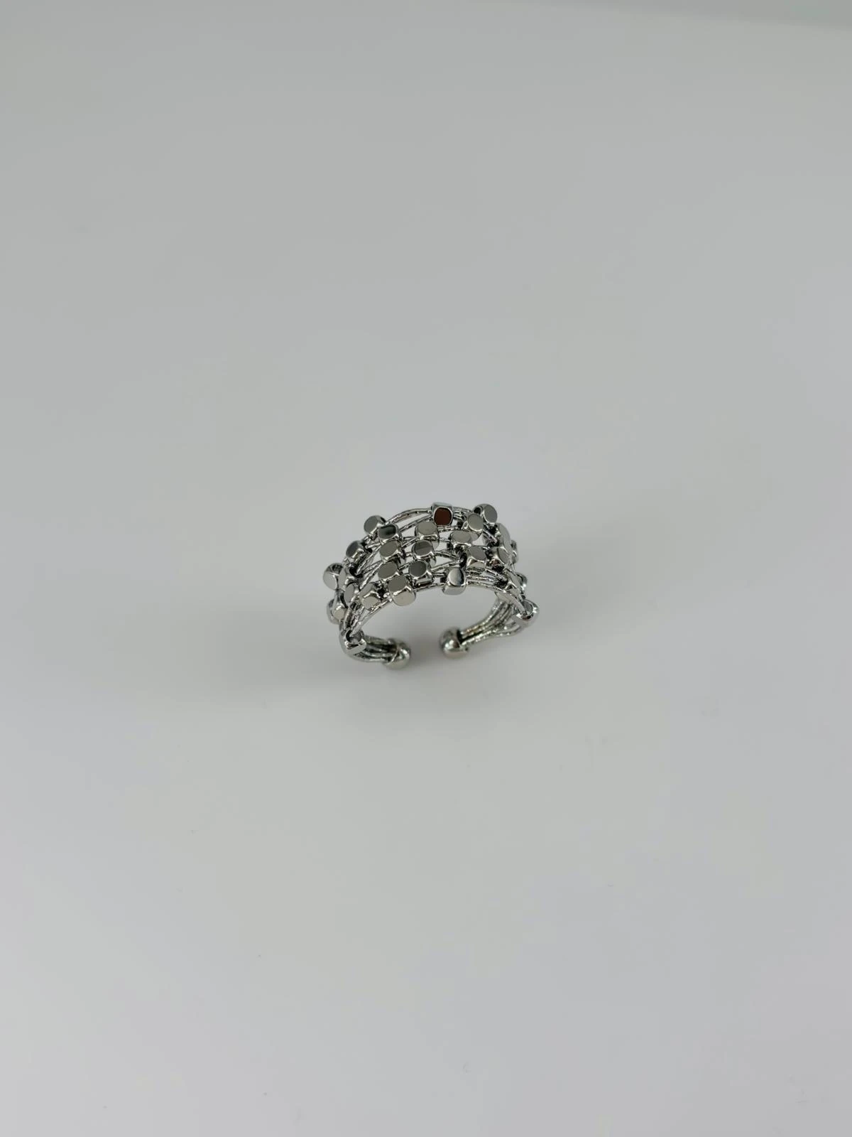 RODYUM KAPLAMALI YÜZÜK