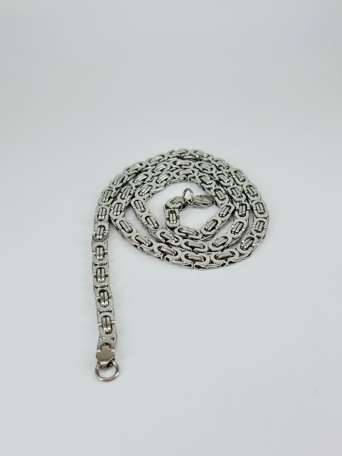 KRAL ÇELİK ERKEK KOLYE 