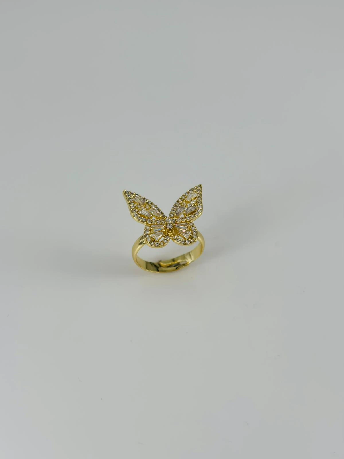 14 K GOLD KAPLAMA ZİRKON TAŞLI YÜZÜK 