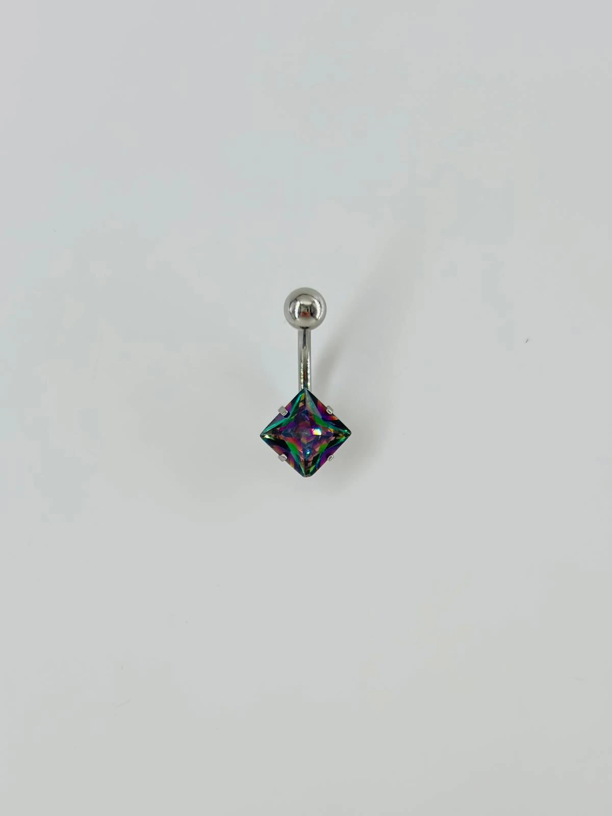 MİSTİK TOPAZ TAŞLI GÖBEK PİERCİNG 