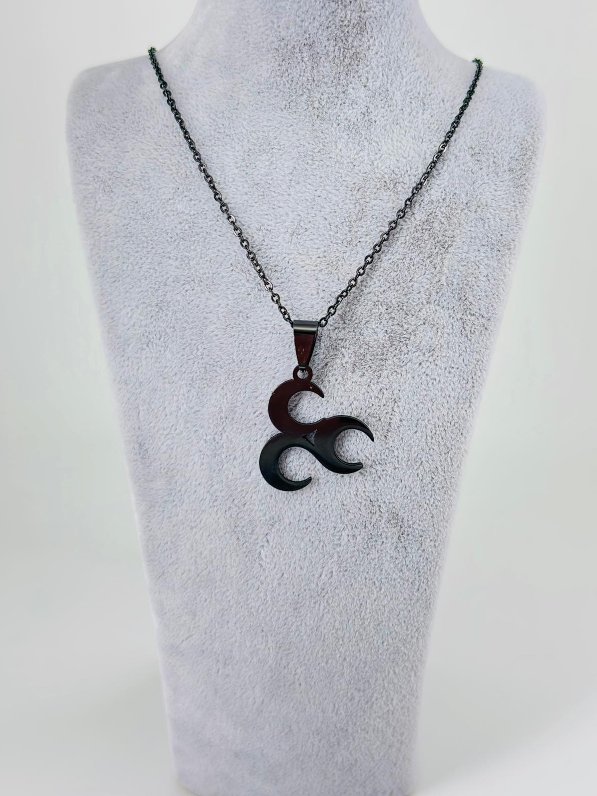 ÜÇ HİLAL ÇELİK ERKEK KOLYE 