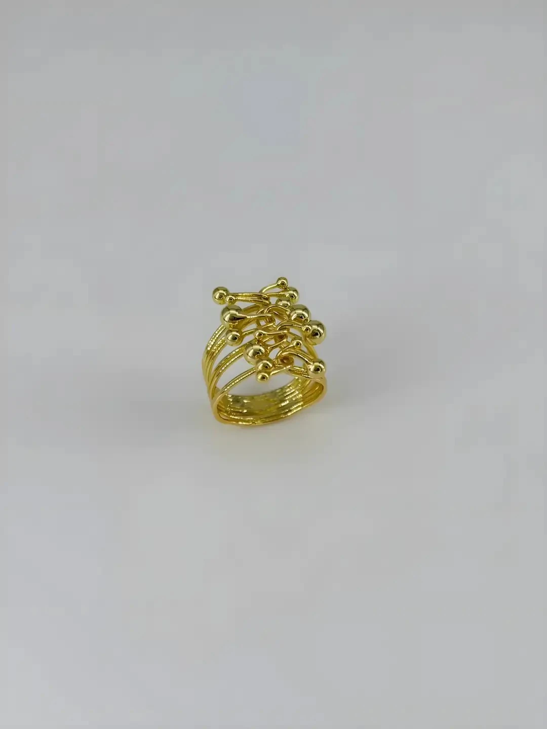 14 K GOLD KAPLAMA YÜZÜK